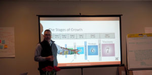 Darrell discussing the stages of growth