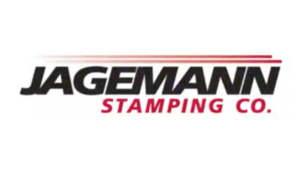 red and black jagemann stamping co. logo