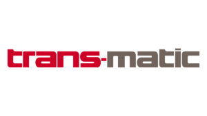 red gray trans-matic logo