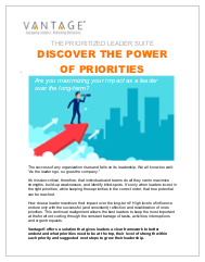 Discover the Power of Priorities PDF Screenshot